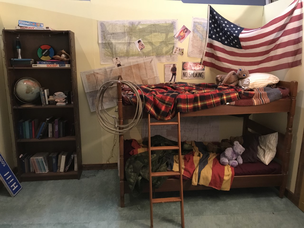 &nbsp;<br>80's girl's bedroom, set built on sound stage 